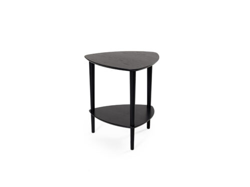 Paus 50 sidebord Sortbeiset Eik, 50x50x55 cm