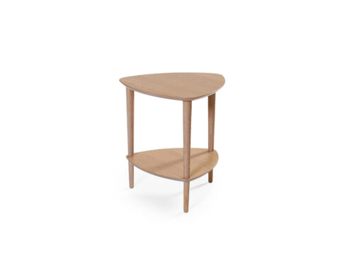 Paus 50 sidebord Hvitpigmentert Eik, 50x50x55 cm